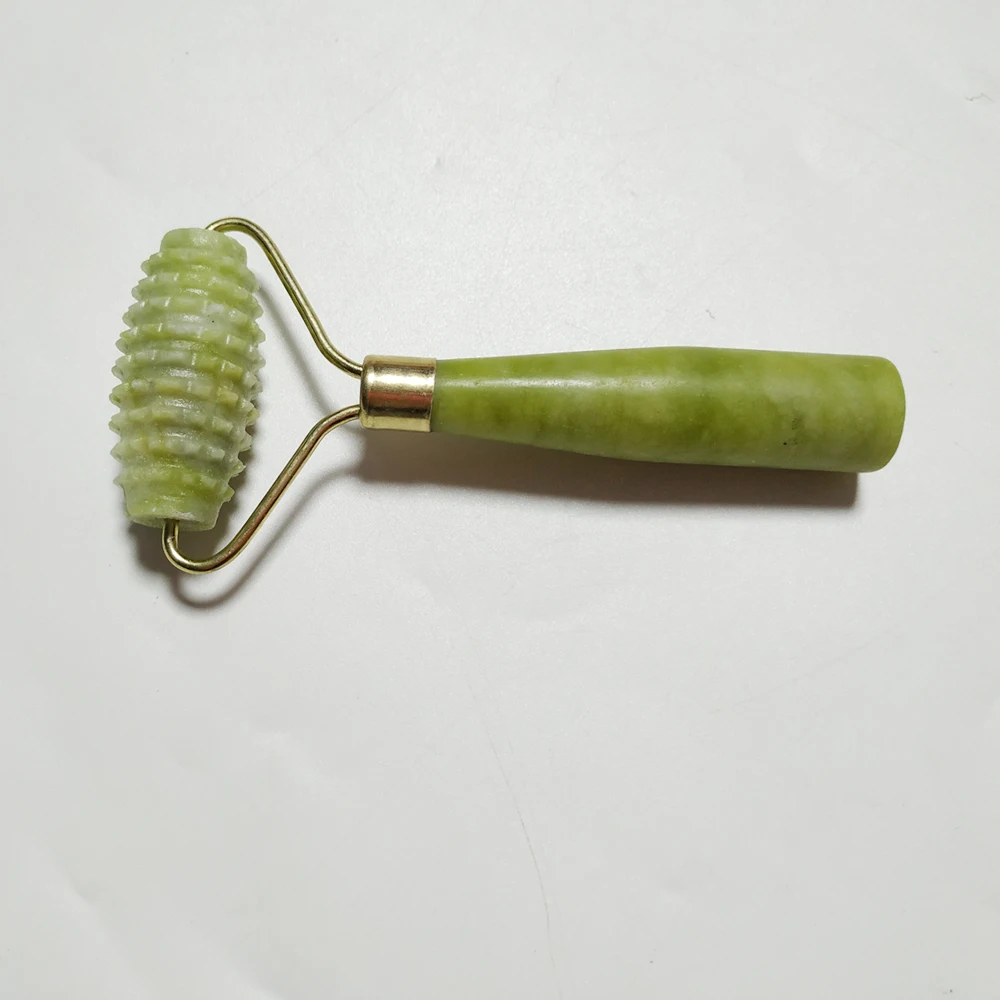 1 шт. массажер для лица с нефритовыми камнями | Красота и здоровье