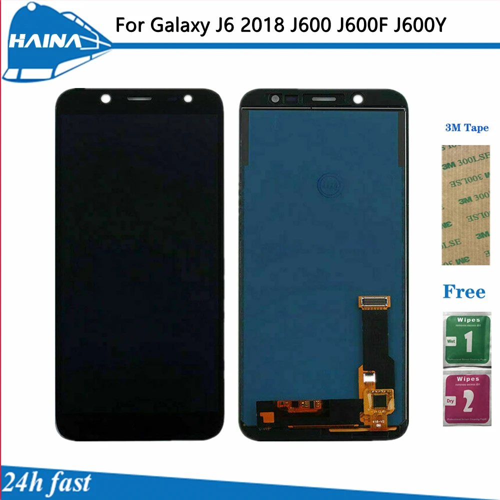 ЖК дисплей J600 Super Amoled для Samsung Galaxy J6 2018 J600F J600FN с сенсорным экраном J600G экран|Экраны