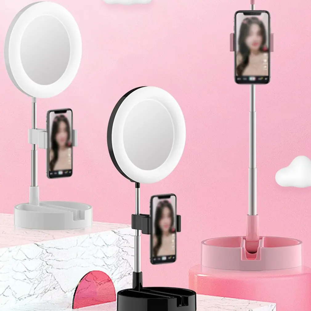 

Ring Light Adjustable Video Live Stream Selfie Photo Tripod Photography Lamp Beauty Makeup Fill Light Video
