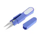 1 шт. Защитная крышка с пластиковой ручкой, ножницы для шитья, резьба для вышивки крестиком, резак, ножницы U-образной формы, инструменты для рукоделия