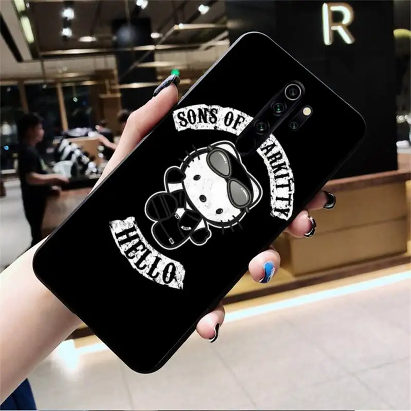 

Dabieshu Horror Evil Cat Custom Soft Phone Case for Redmi Note 9 8 8T 8A 7 6 6A Go Pro Max Redmi 9 K20