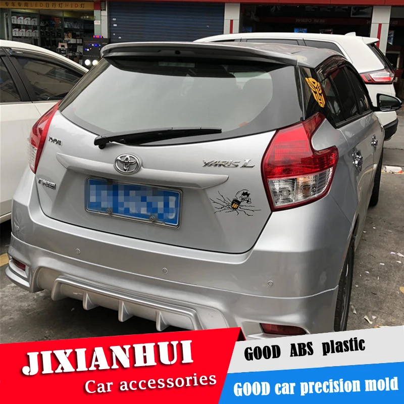 Спойлер для Yaris 2014 2017 спойлер Toyota JSDL из АБС пластика цветной задний