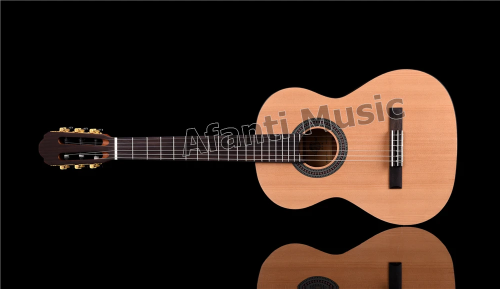 Afanti Музыка 36 дюймов красная сосна и Сапеле Классическая гитара(ACL-1563