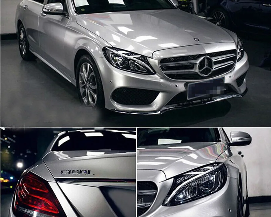 Высокоглянцевая серебряная металлическая пленка для украшения кузова