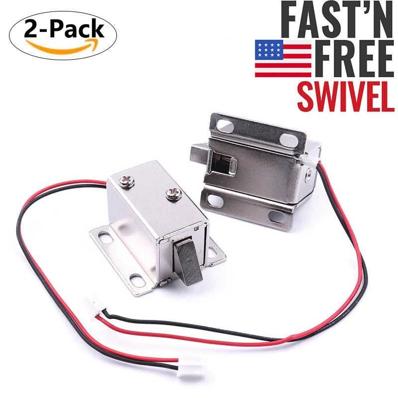 2 шт. электрозамок для дверей DC 12 В | Обустройство дома