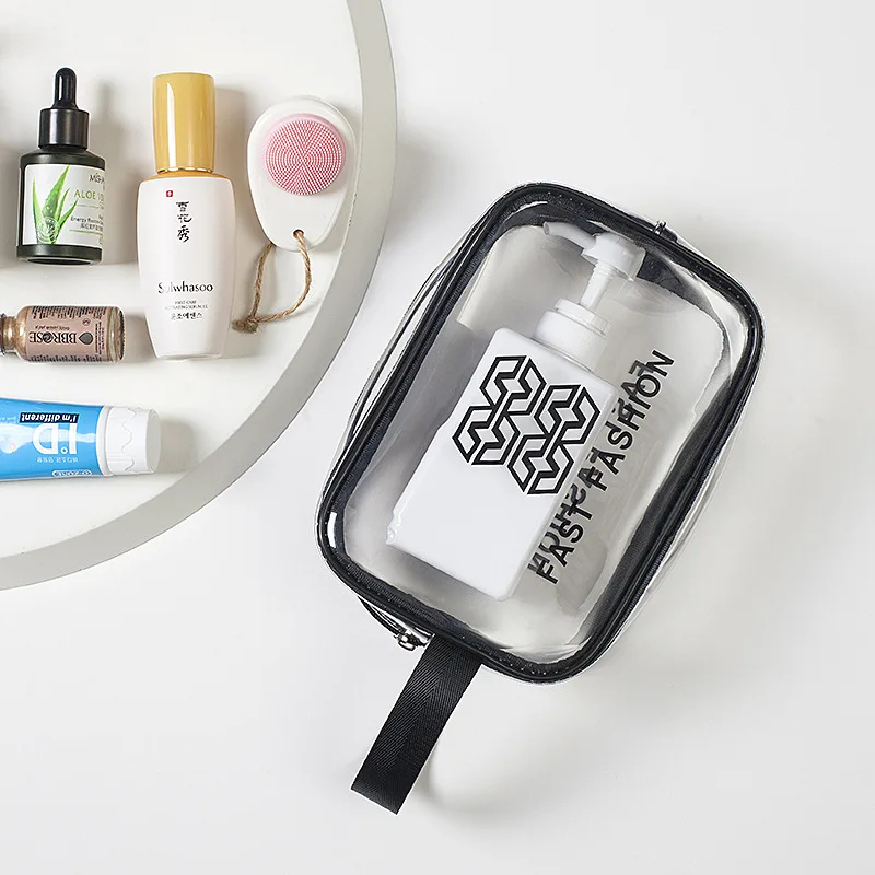 Новинка 2020 прозрачная косметичка для путешествий Портативная сумка хранения