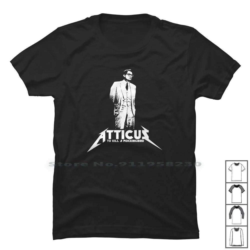 

To Kill A Mockingbird Atticus T Shirt 100% Cotton King Bird Ill Us To