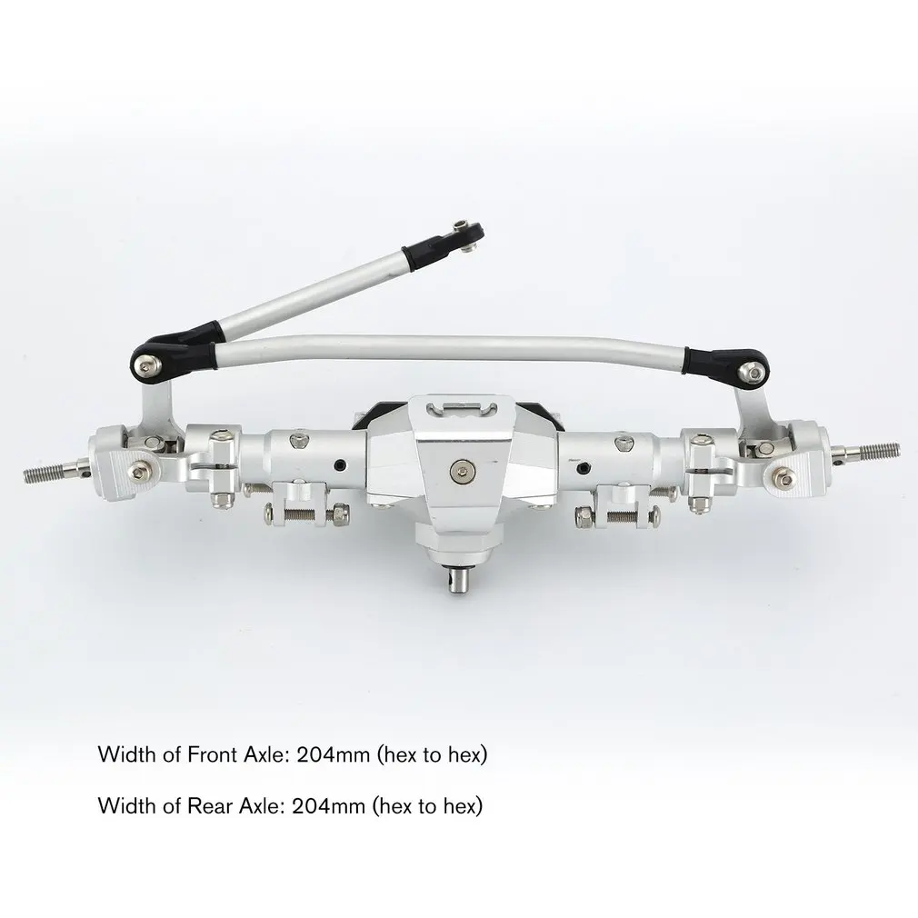 

Scx10 Front Rear Portal Axle Aluminum Alloy Cnc Anodized Full For 1/10 Rc Crawler Car Axial Scx10 Ii 90047 90046 Upgrade Parts