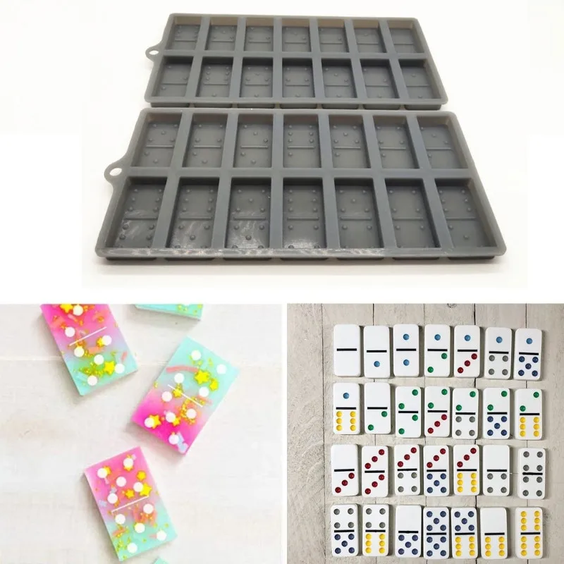 Ручная работа домино игра силиконовые формы смолы 28 DIY игры эпоксидная смола