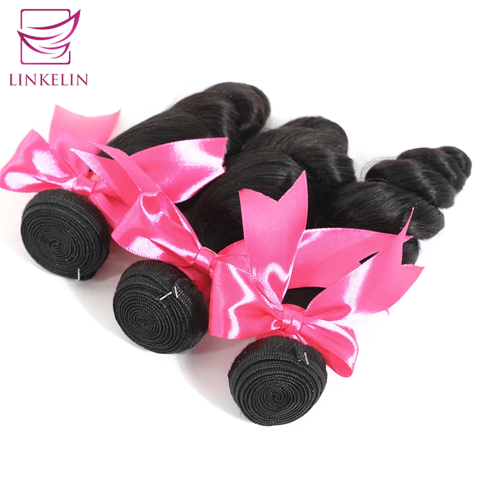 

LINKELIN волосы перуанские свободные волнистые 100% человеческие волосы пряди remy волосы для наращивания натуральный цвет Бесплатная доставка мо...