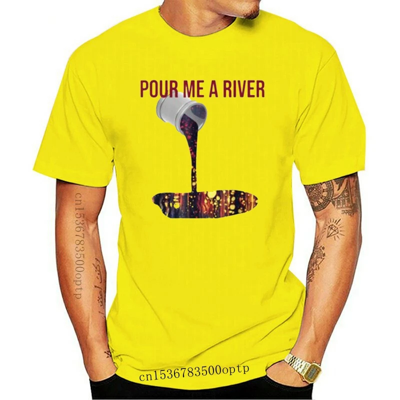 

Новинка 2021, модная мужская футболка Pour Me A River, забавная акриловая детская футболка