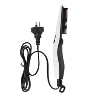 1pc beard hair straightener portable straight beard comb multi purpose hair straightening comb electric hairdressing comb