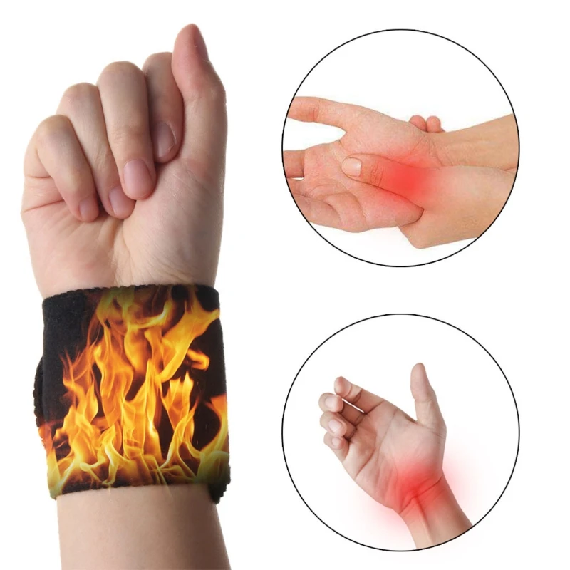 

Magnetic Therapy Self-Heating Wrist Support Brace Heated Pain Relief Wristband