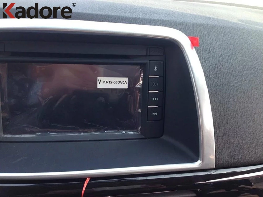 Матовый чехол для панели управления центром Mazda CX5 2012 2013 2014 2015 2016 отделка салона