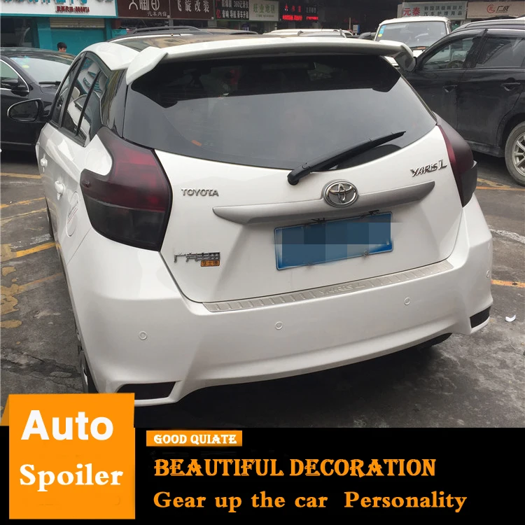 Спойлер для Toyota Yaris 2014 2015 2016 2017-2019 спортивный спойлер из АБС-пластика заднего