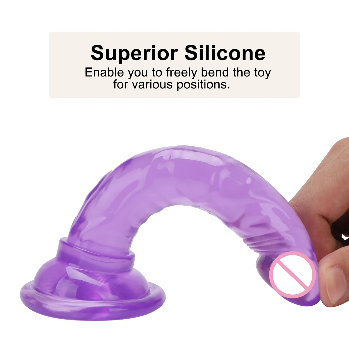 JingZhi Mini Jelly Dildo for Women Big Dick Strapon Sex Toys Soft Realistic For Anal Penis With Suction Cup Adult | Красота и