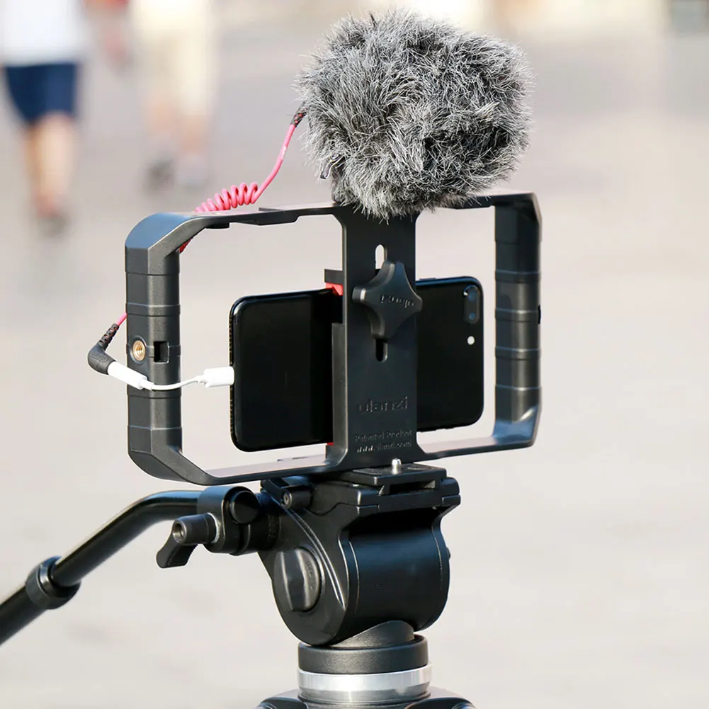 Ulanzi U-Rig Pro Smartphone Video Rig with 2 Shoe Mounts Filmmaking Case Handheld Phone Stabilizer Grip Tripod Mount Stand | Мобильные