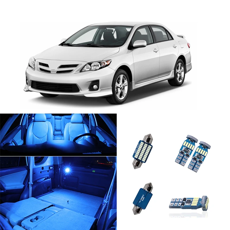 8 шт. автомобильный светильник белый светодиодный интерьер Canbus s комплект карта