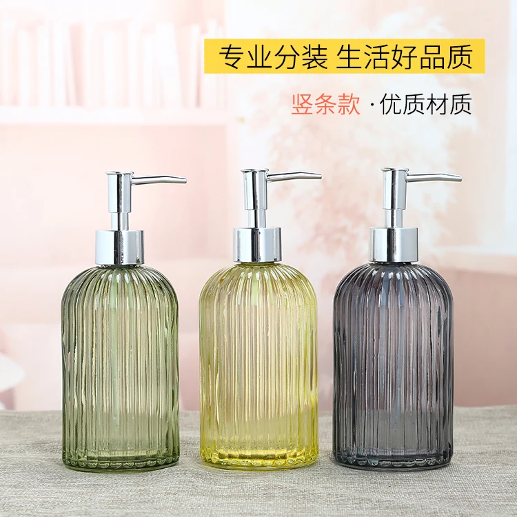 500 мл украшение для ванной стеклянная ручная бутылка антисептика Тип