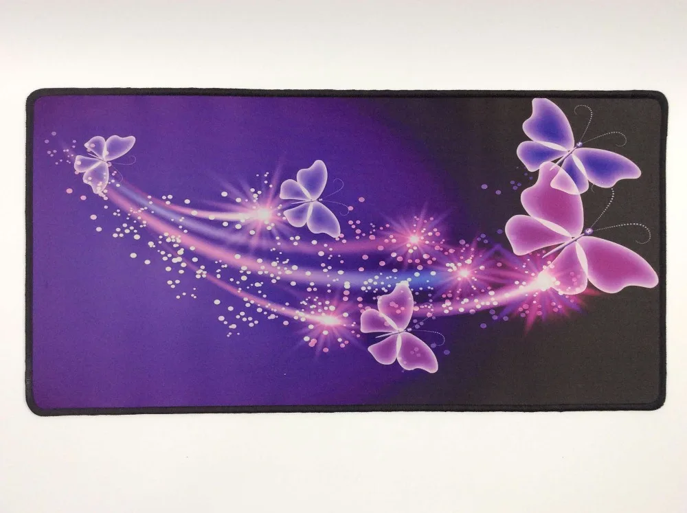 Игровой фиолетовый и черный коврик Mairuige для мыши планшета большой игровой