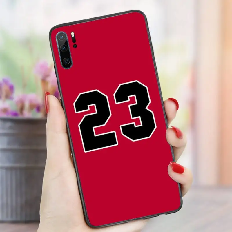 

Lucky Number Basketball 23 24 pattern Phone Case For Huawei honor Mate P 10 20 30 40 i 9 8 pro x Lite smart 2019 nova 5t