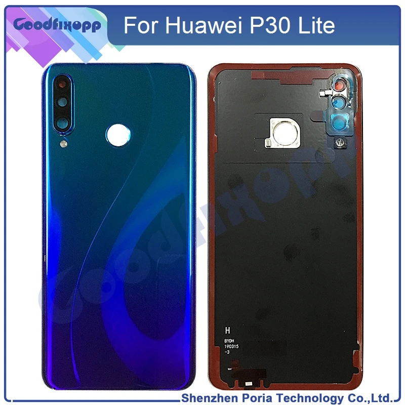 10 шт. Крышка батарейного отсека для Huawei P30 Lite|Корпусы и рамки мобильных телефонов|