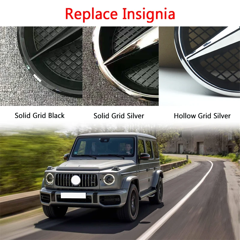 

Автомобильная Передняя решетка эмблема значок Логотип для Mercedes Benz A/B/C/E/GLK/ML/GL/CLA/CLS/R/GLA/GLC/GLE/GLS класс W204 W207 W166 w212 W251