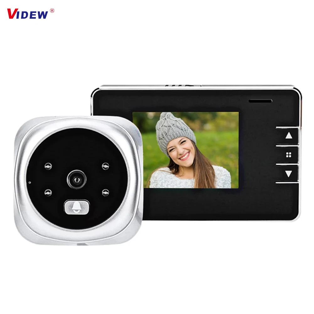 

2.8 Inch Camera Doorbell Video Doorbell Peephole Door Viewer Night Vision 120 Degree for Home Office Apartment