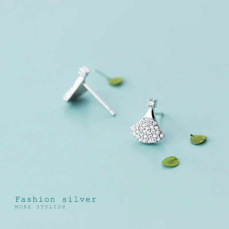 

La Monada Stud Small Earrings For Women Sector 925 Sterling Silver Earrings Woman Leaf Ear Piercing Stud Earrings For Girls