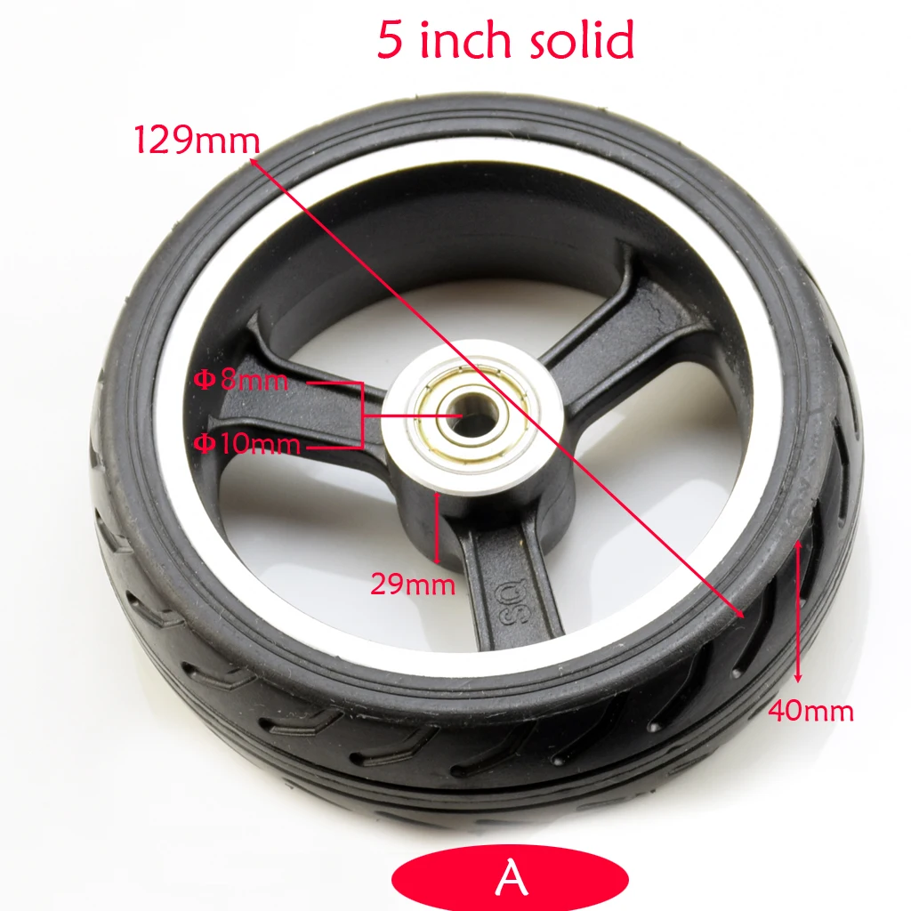 Электрический Скутер колеса 5-дюймовый 6-дюймовый 6x2 передний паром универсальное