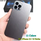 Задняя крышка для Apple iPhone 13 12 mini Pro Max, имитация металлической наклейки, задняя наклейка, матовая защитная пленка для экрана, защитная пленка