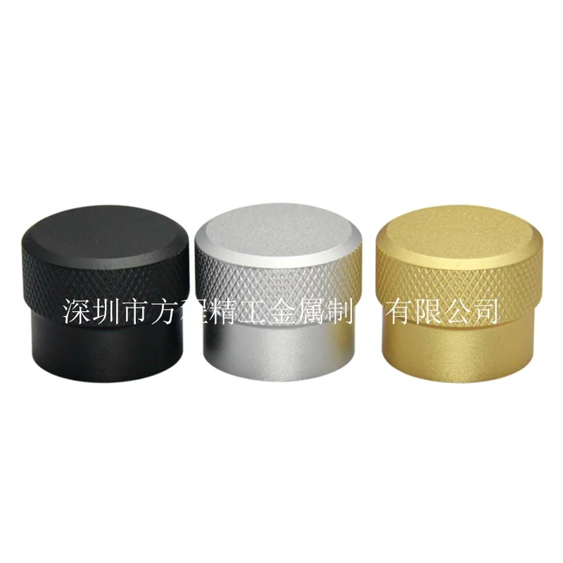 

M4 Latte Sandblasting Dia25 H20 Aluminum Alloy Adjustment Handle Power Switch Knob