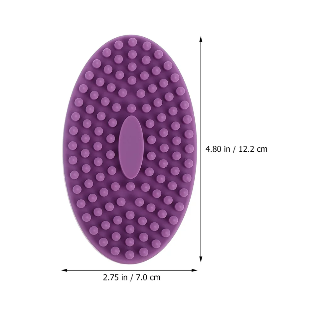 

3pcs Comfortable Baby Silicone Bath Brushes Practical Body Cleaning Brushes