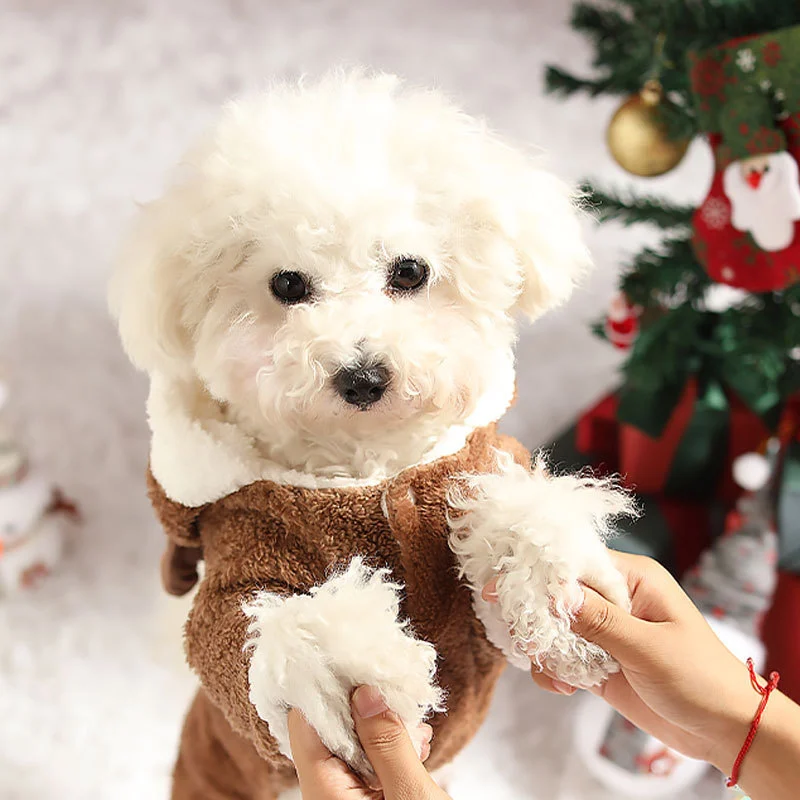Рождественская Одежда для собак одежда домашних животных костюм из