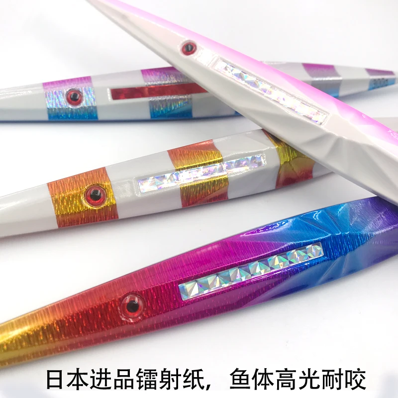 Длинная литая медленно Тонущая металлическая джиг-приманка жесткий свинцовый