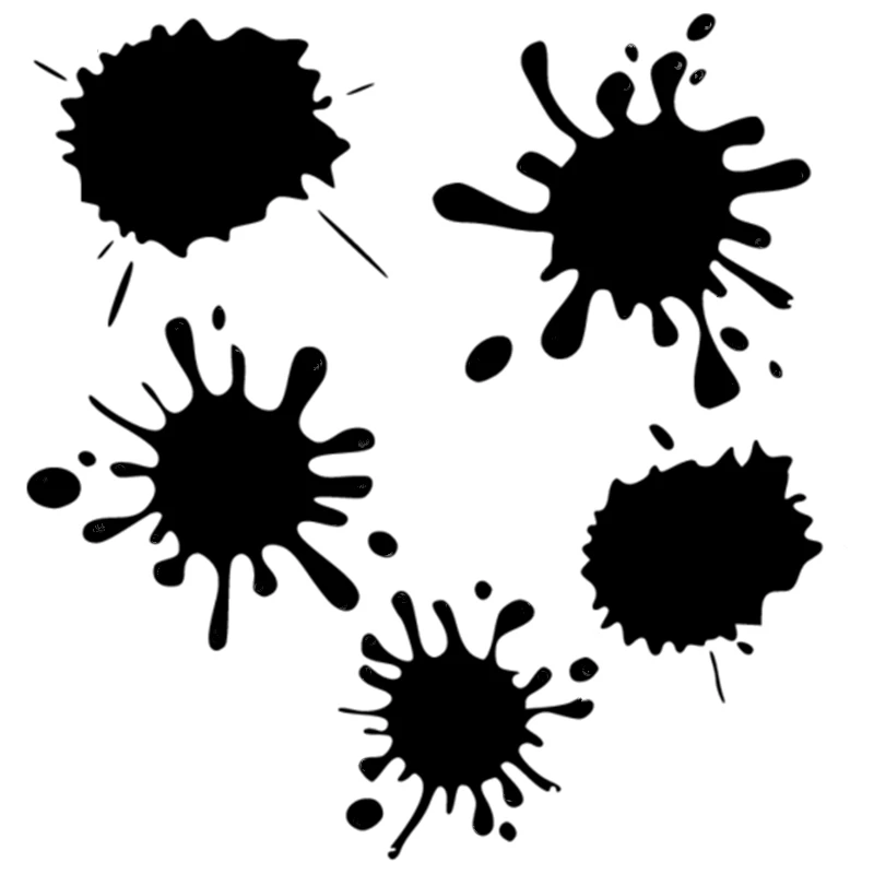 

18.8*20cm Set of blots funny car sticker kk vinyl decal Custom stickers for car bumper window car decor