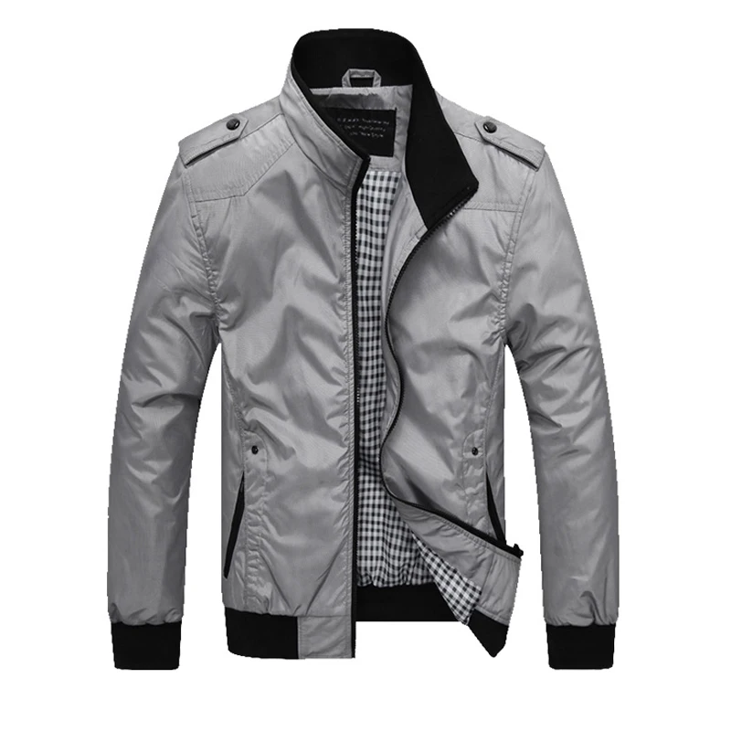 Мужская повседневная куртка бомбер для скалолазания треккинга однотонная