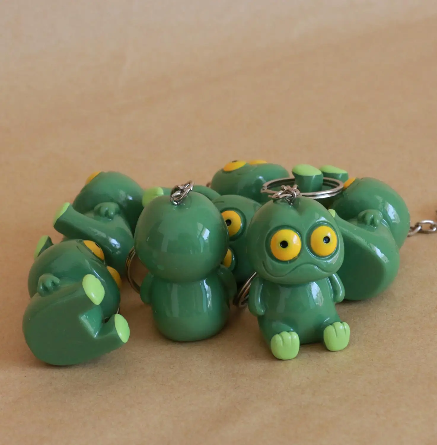 Горячая Распродажа Классическая комическая история Bam Kero Green Frog милая фигурка
