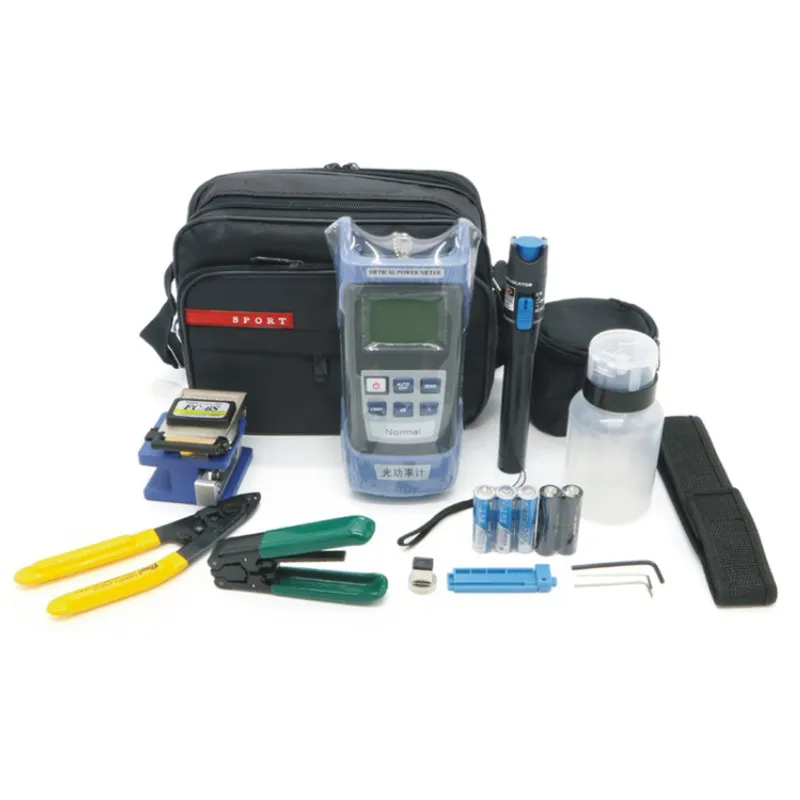 

cable splicing tools kit with power cable locator 650nm tester 5mw range