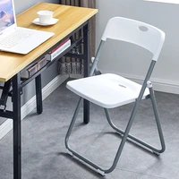 6 pieces of portable folding chair multicolor household plastic dining chair living room dining room meeting room office chair