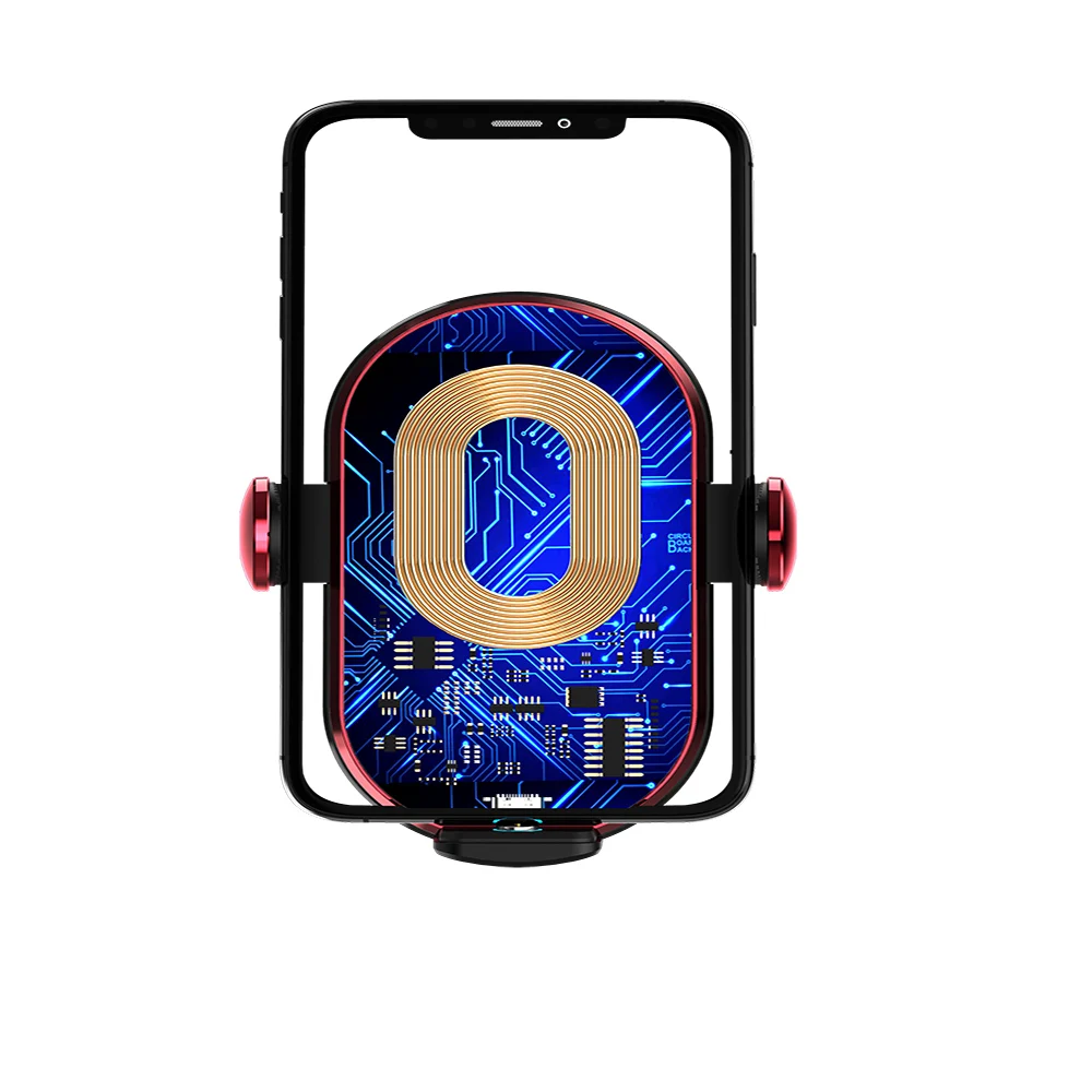 

10W V30S Metal Magnetic Plug Automatic Clamping Car Wireless Charger Infrared Induction Qi Wireless Charger Mobile Phone Holder