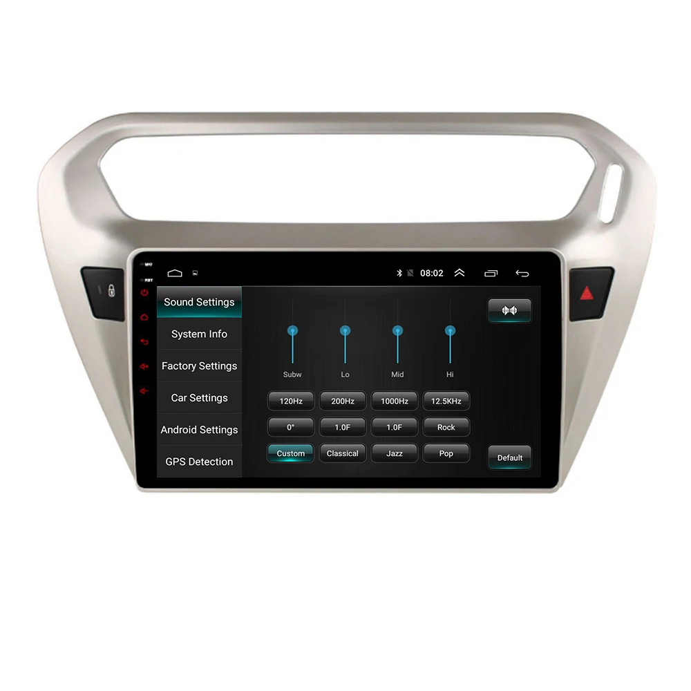 Android 8,1 Автомобильный gps Navi для peugeot 301 Citroen Elysee+ головное устройство плеер Мультимедиа Радио Bluetooth wifi стерео навигация