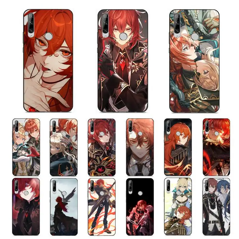 

MaiYaCa Genshin Impact Diluc Phone Case for Huawei Y 6 9 7 5 8s prime 2019 2018 enjoy 7 plus