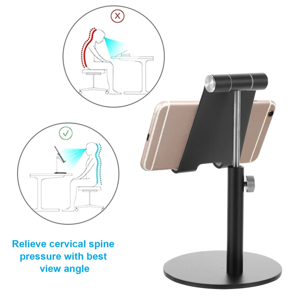 

Tablet Stand Desktop Adjustable Stand Foldable Holder Phone Holder Bracket