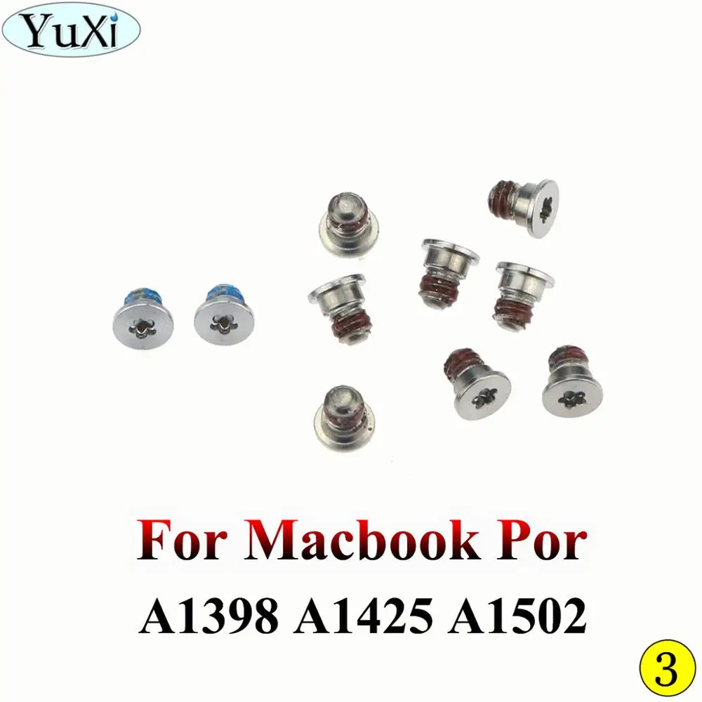 Винты YuXi для задней крышки MacBook Pro Retina Macbook A1278 A1286 A1297 A1398 A1425 A1707 винты нижней