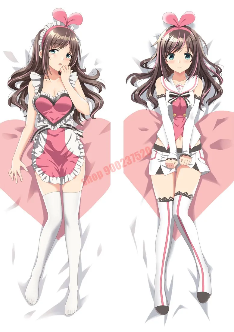 

Kizuna AI (キズアアイ イ) изысканный анимационный узор, сексуальная девушка 3D двухсторонняя накидка на подушку/подушку, домашний текстиль