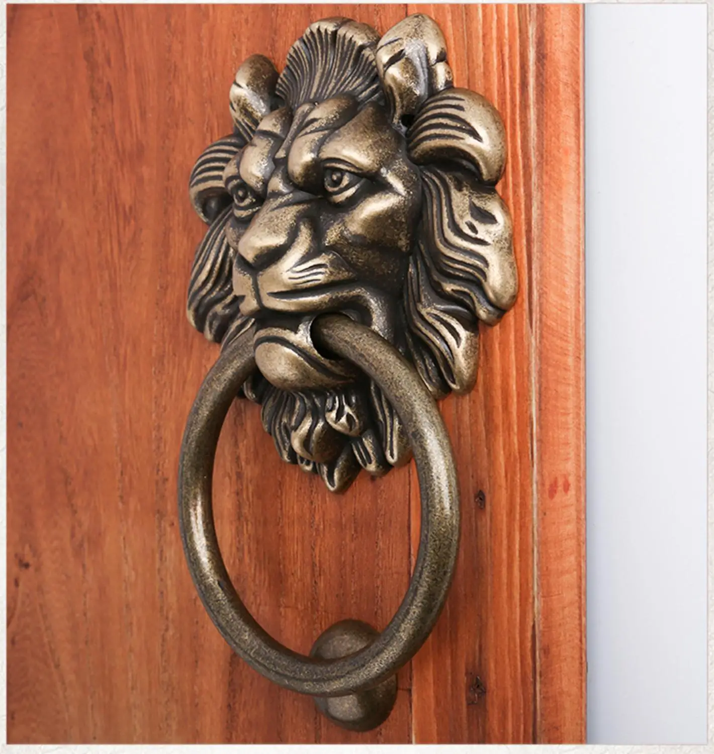 Винтажное мужское кольцо в виде головы единорога китайском стиле|Ручка для