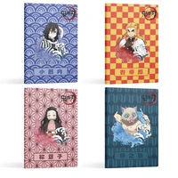 anime demon slayer notebook cute cartoon notebooks writing pads office school supplies students tally book glazed printing paper