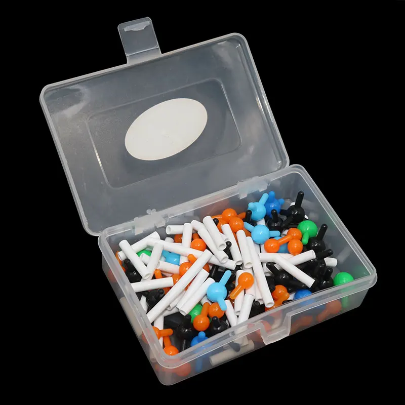 1 коробка небольшой набор химических молекулярных моделей школьные