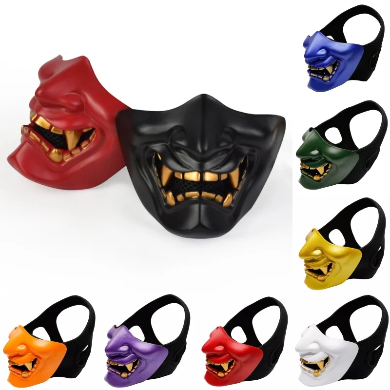 Тактическая Маска Дьявола маска для лица полумаска Хэллоуина